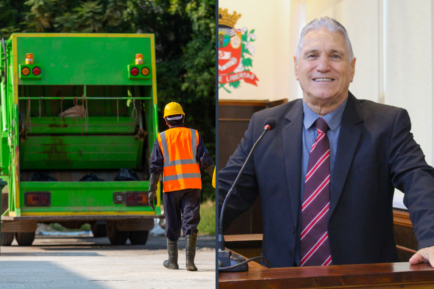 Vereador Nelsinho Luiz solicita ao Deputado Federal Arnaldo Jardim um caminhão para coleta de lixo orgânico no Município 