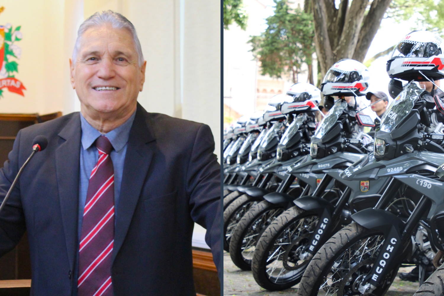 Vereador Nelsinho Luiz solicita ao Executivo Municipal disponibilização de três motocicletas destinadas ao Convênio da Atividade Delegada