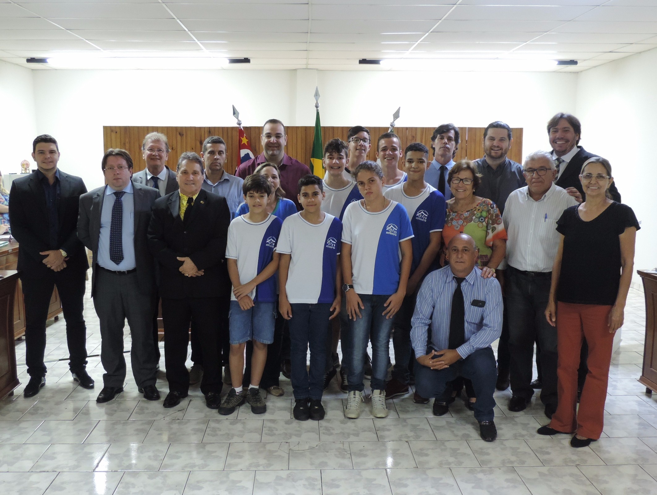 Câmara recebe visita de alunos da Escola Francisco Álvares Florence