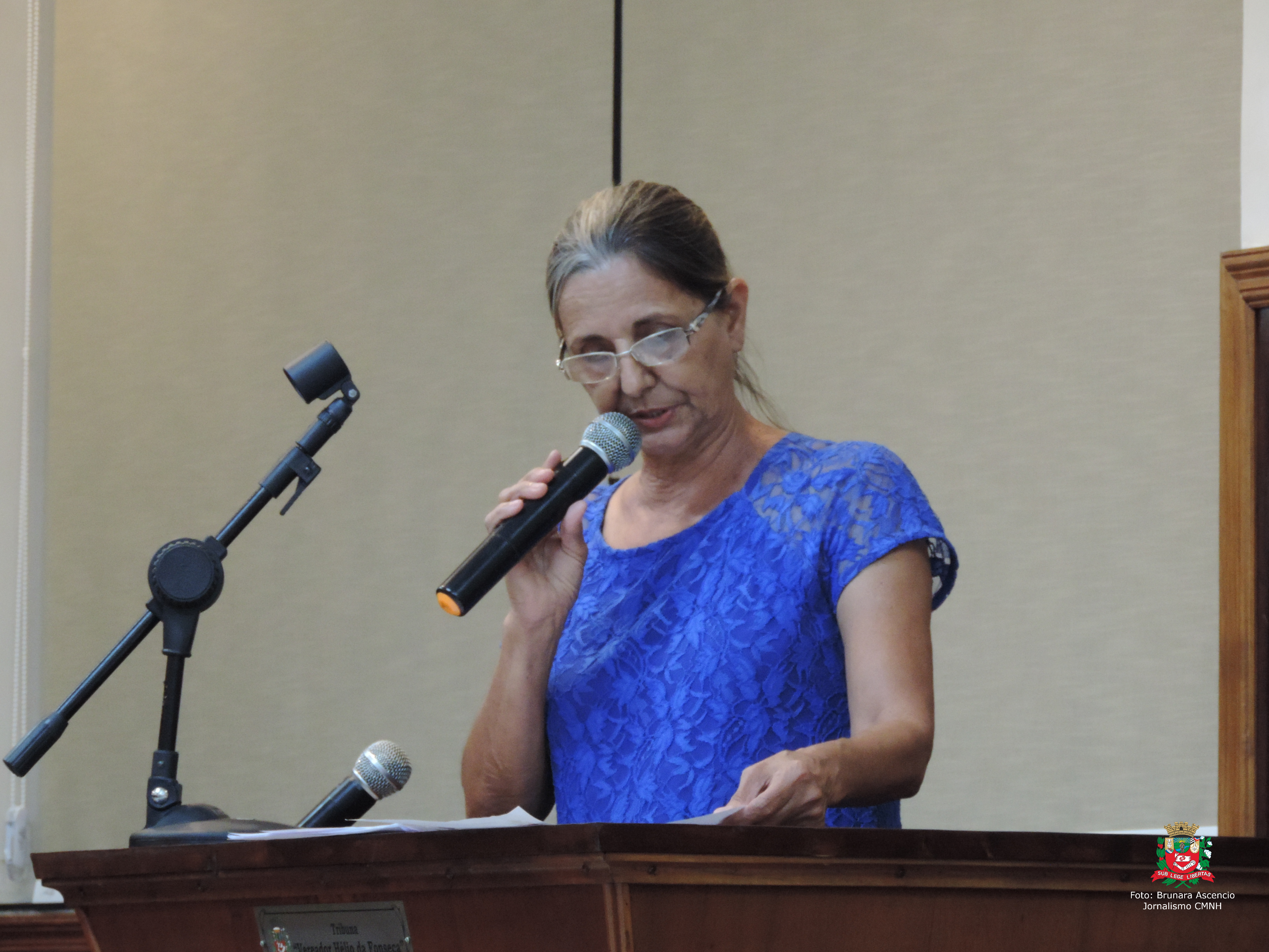 Vereadora Sônia Canato solicita ao Executivo Municipal instalação de microfone no Velório Municipal "Vereador José de Oliveira Pontes"