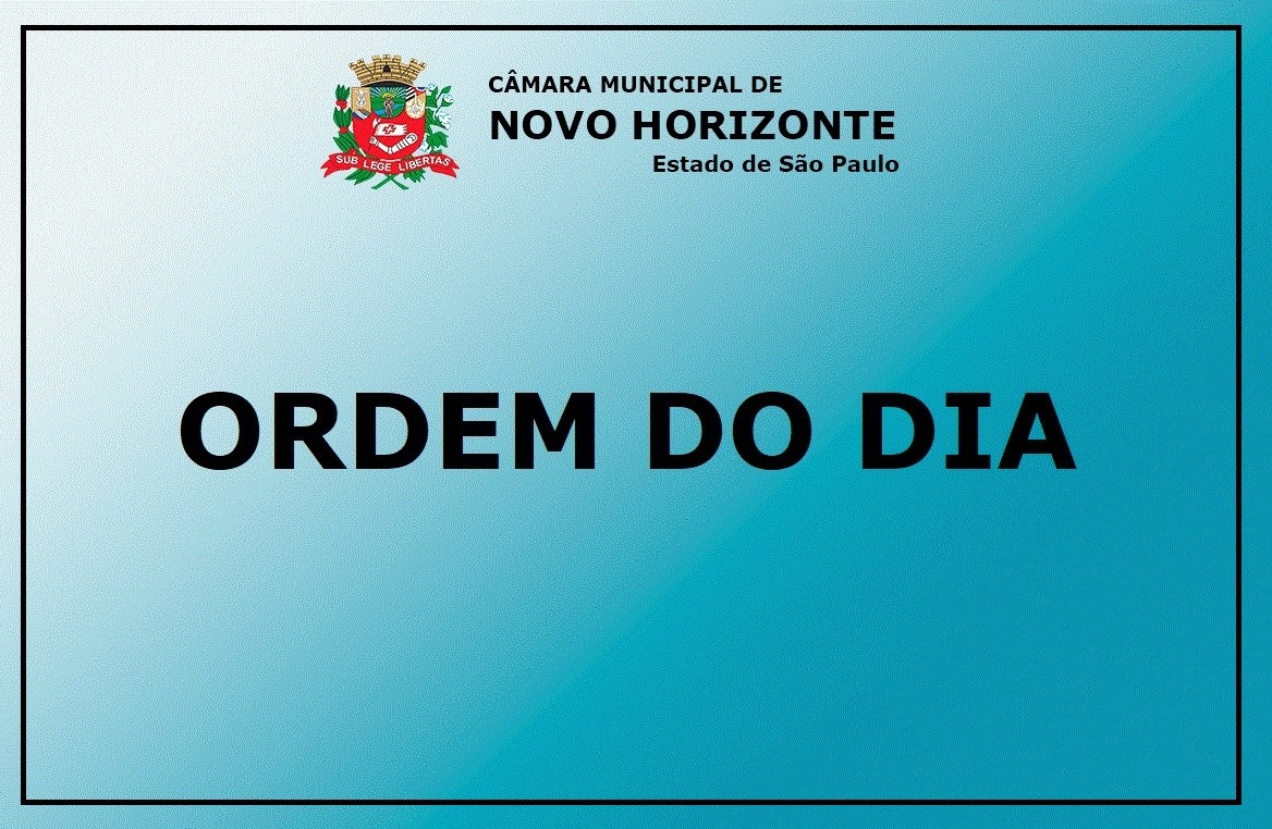 Confira a pauta da sessão ordinária desta segunda-feira que será realizada no CMEI "Dr. Rauf Nicolau Eid" no Jardim Canaã