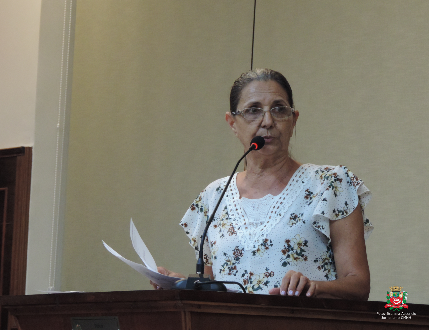 Vereadora Sônia Canato solicita ao Executivo Municipal recolocação de placa denominativa na Praça "Edson Siviero e Silmara Fernandes"