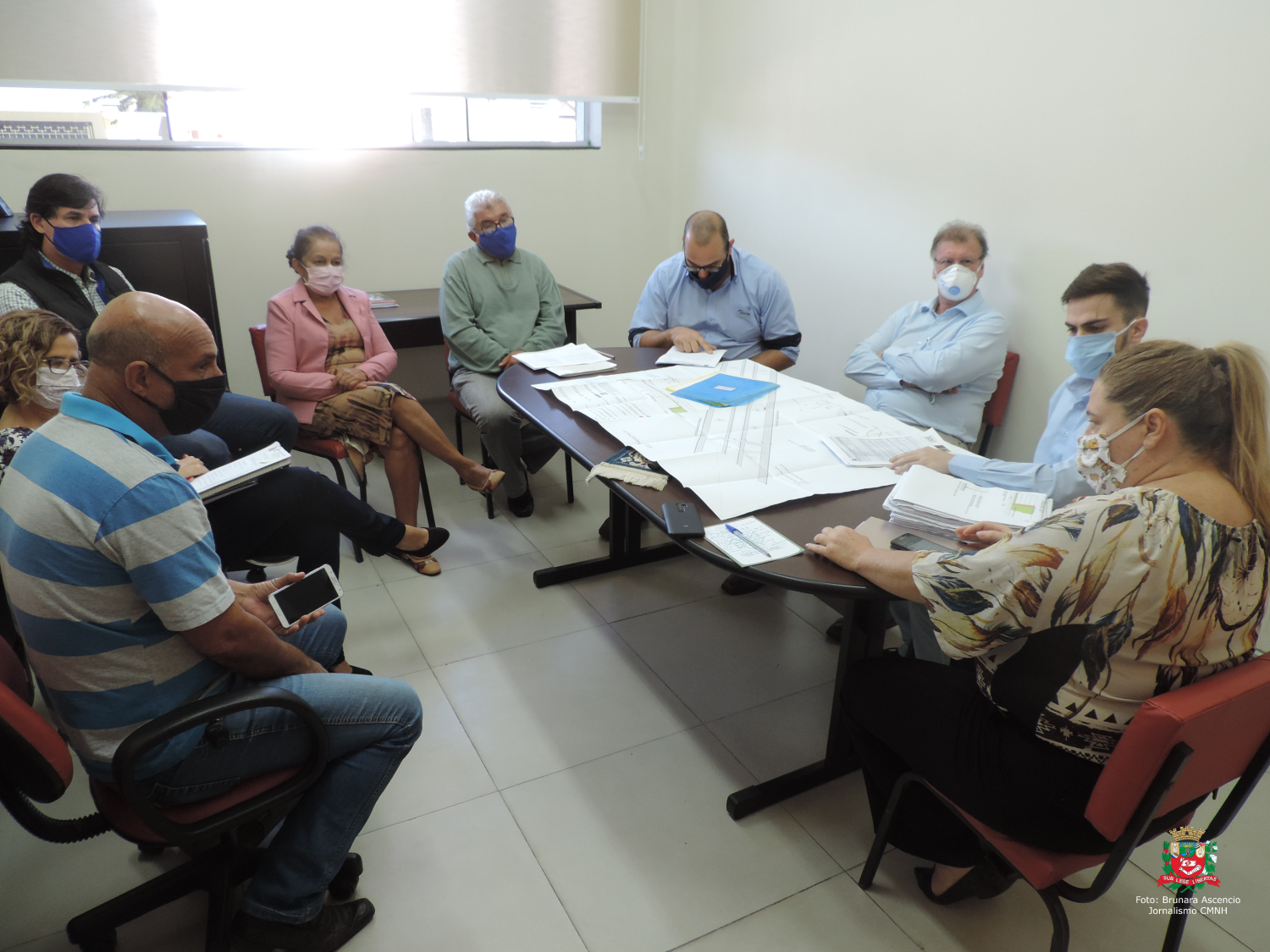 Câmara realiza reunião com representantes da Prefeitura para tratar sobre reforma, iluminação e revitalização da Avenida Domingos Baraldo