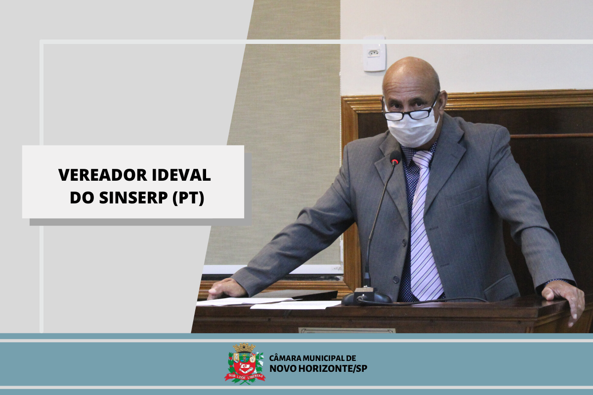 Confira as proposituras do vereador Ideval do Sinserp na sessão ordinária de 1º de março