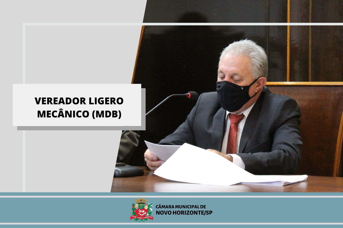 Confira as proposituras do vereador Ligero Mecânico na sessão ordinária de 1º de março
