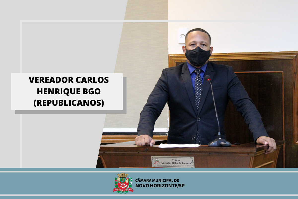 Confira as proposituras do Vereador Carlos Henrique BGO na sessão ordinária de 15 de março