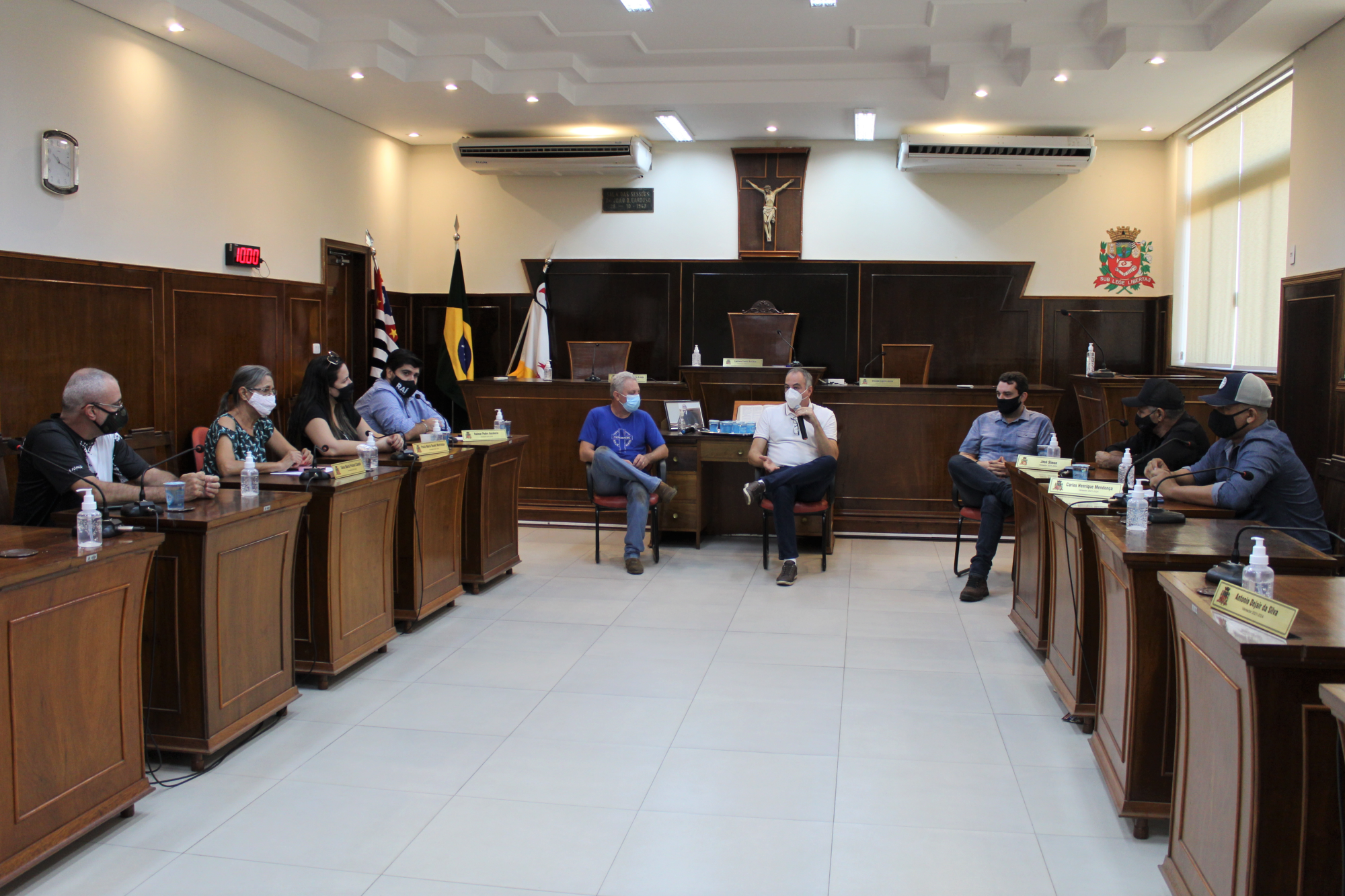 Câmara realizou reunião com o Secretário Municipal de Educação Ademir Almagro