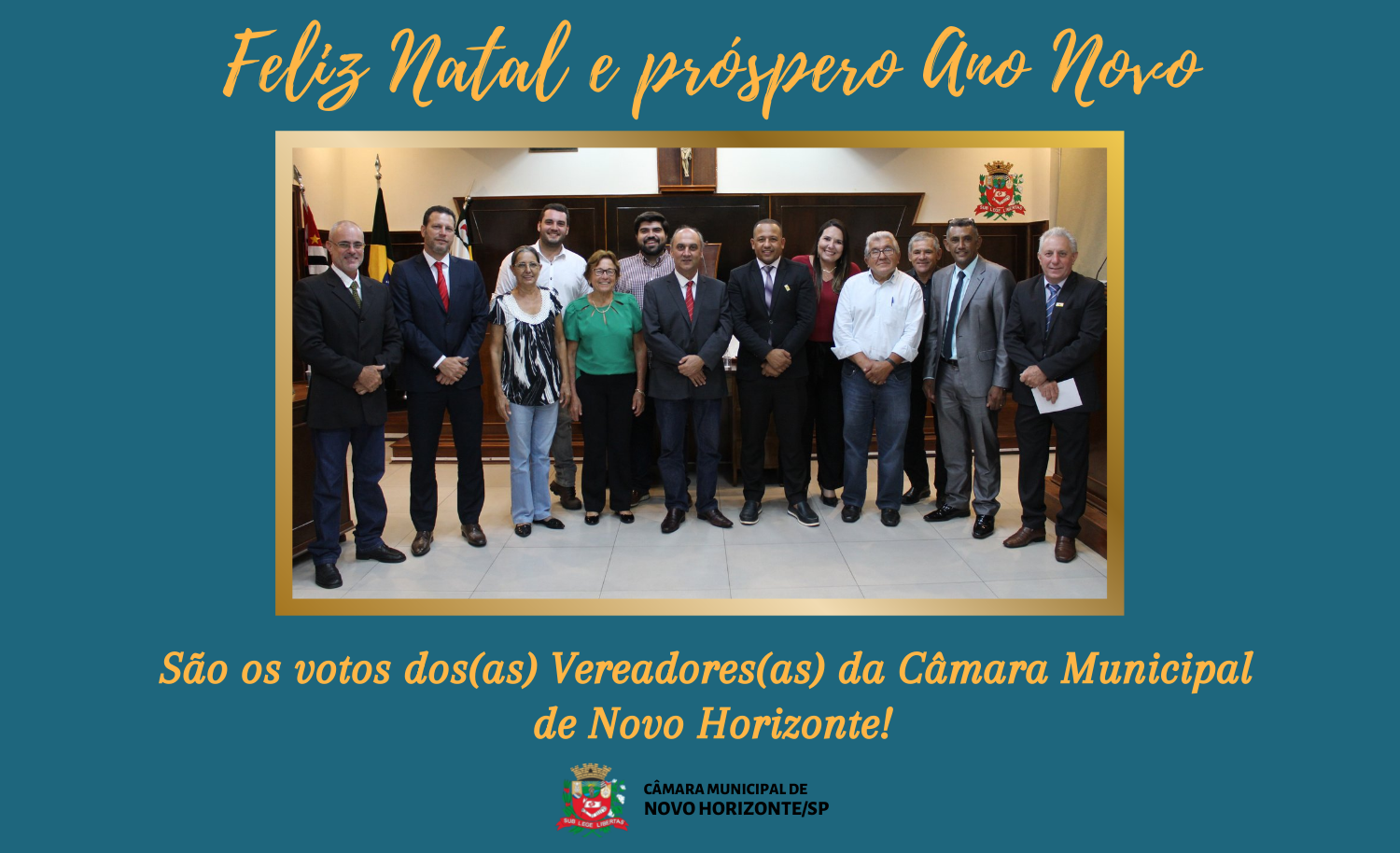 Feliz Natal e próspero Ano Novo