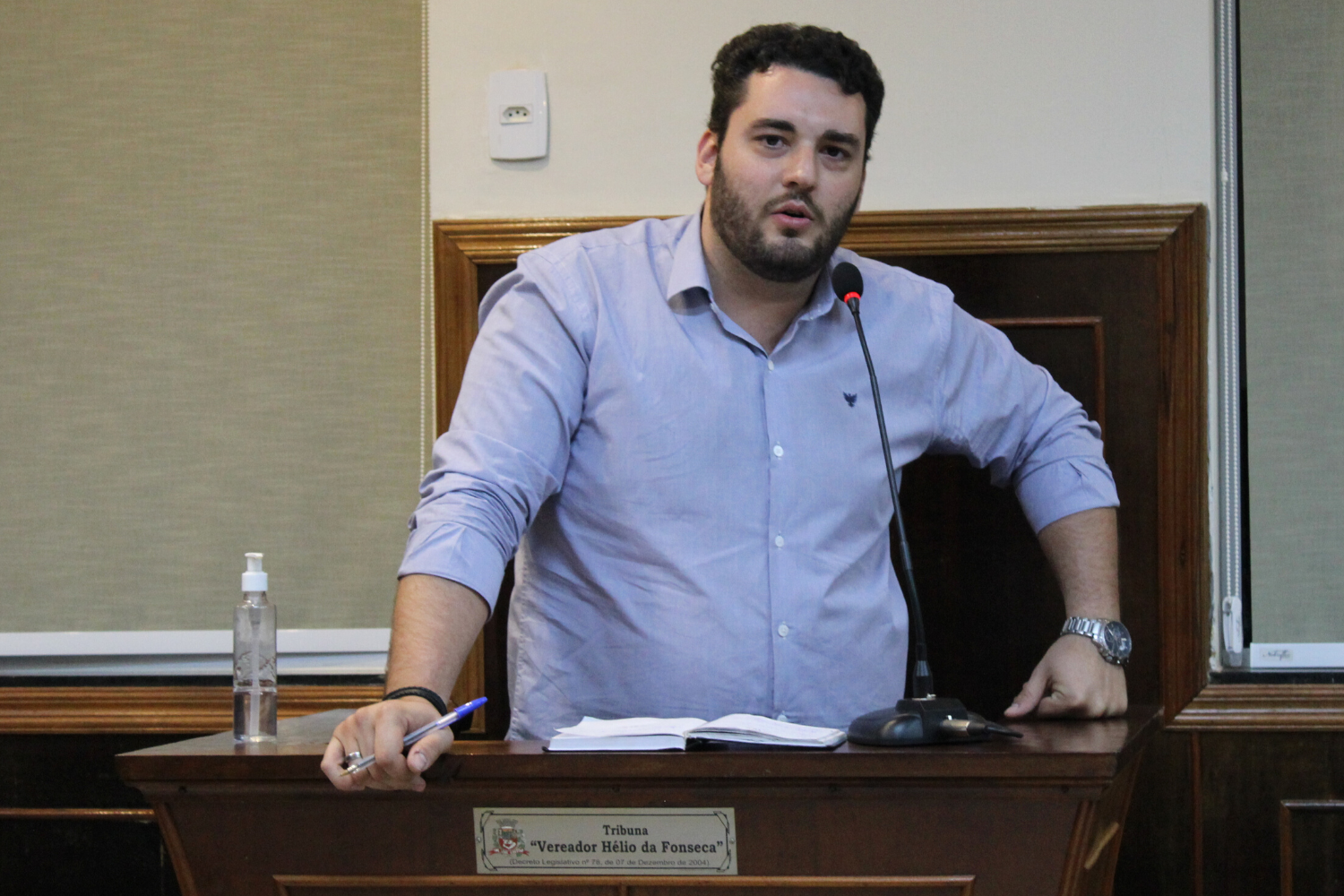 Confira a propositura do Vereador Tiago Rocca na sessão ordinária de 1º de agosto