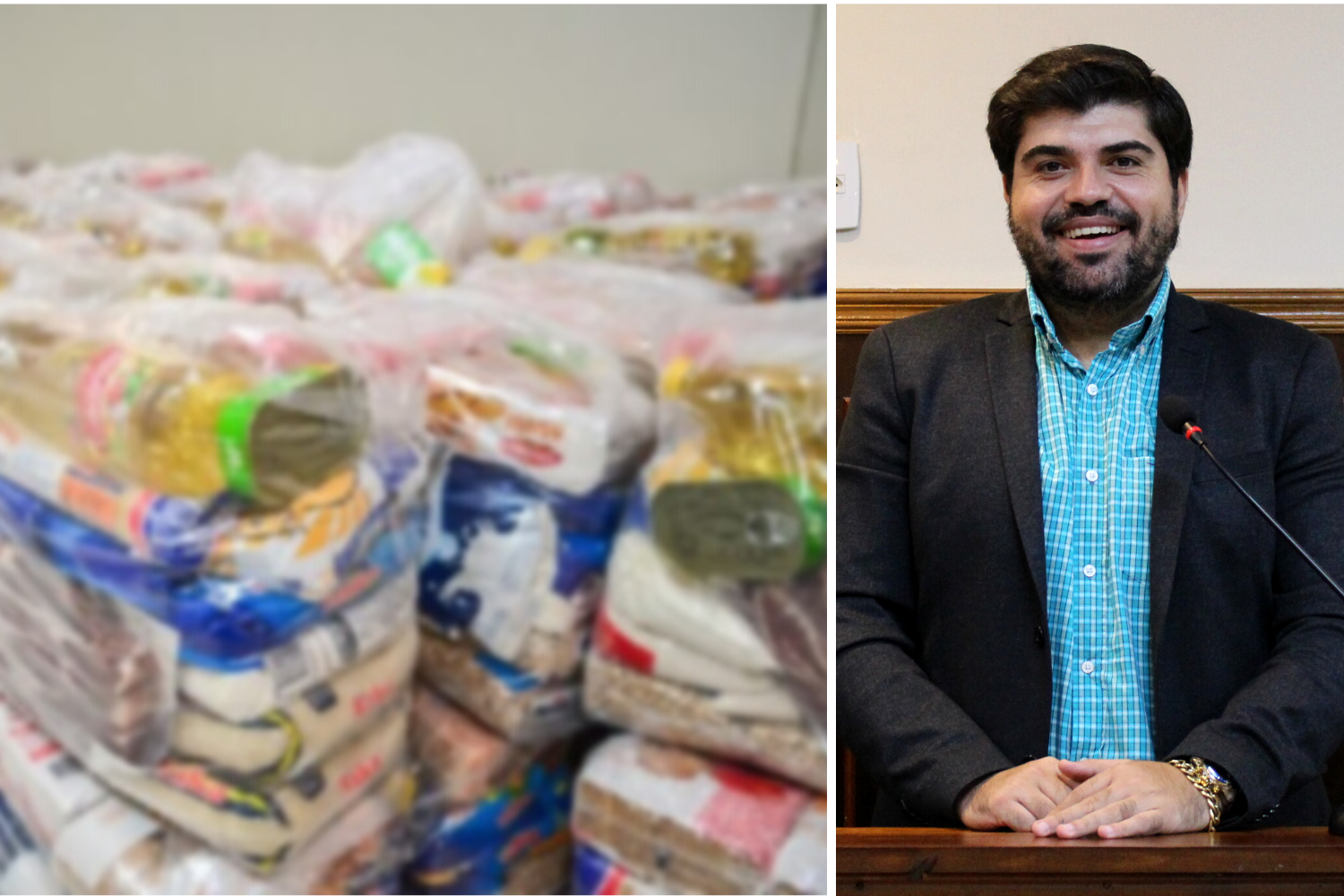 Vereador Raí Ascêncio solicita ao Prefeito Fabiano Belentani informações sobre cestas básicas entregues pela Diretoria Municipal de Assistência e Desenvolvimento Social