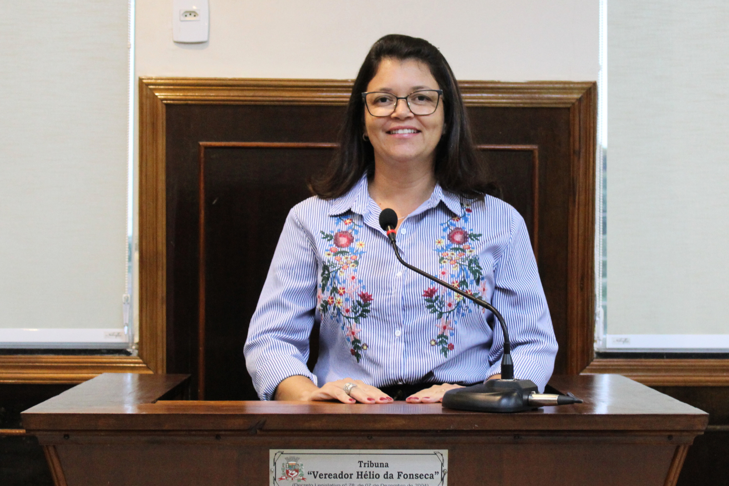 Francine Feliciano toma posse na Câmara durante licença do Vereador Rodrigo do Prado