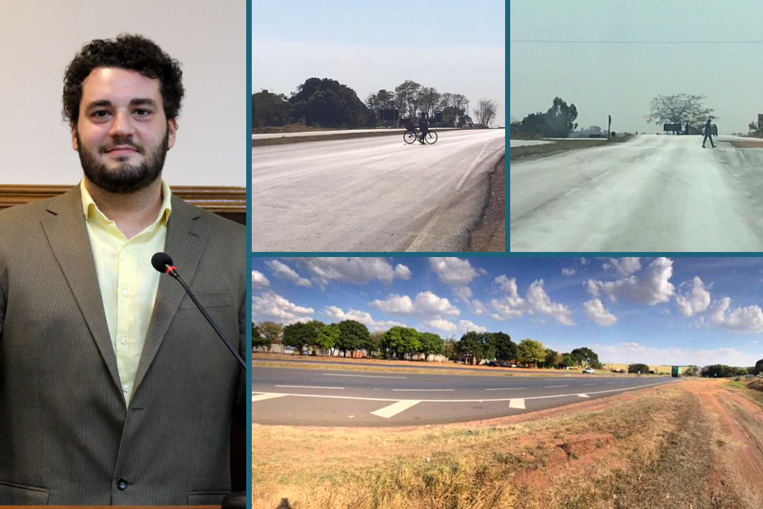 Vereador Tiago Rocca solicita ao DER instalação de faixas elevadas na SP 321 Rodovia Cesário José de Castilho para travessia segura aos usuários 