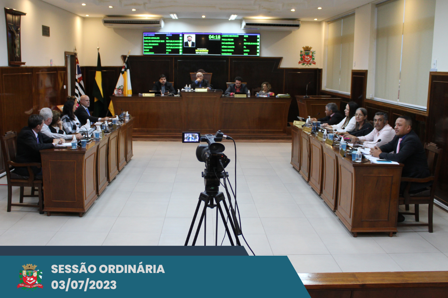 Plenário analisou 36 proposituras na sessão ordinária de 3 de julho