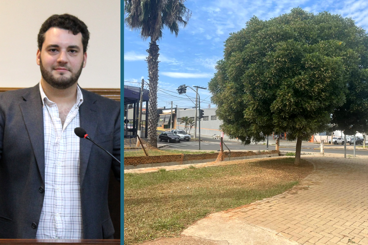 Vereador Tiago Rocca solicita ao Prefeito Fabiano Belentani reconstrução de trechos da mureta do Córrego Estiva ao longo da Avenida Domingos Baraldo