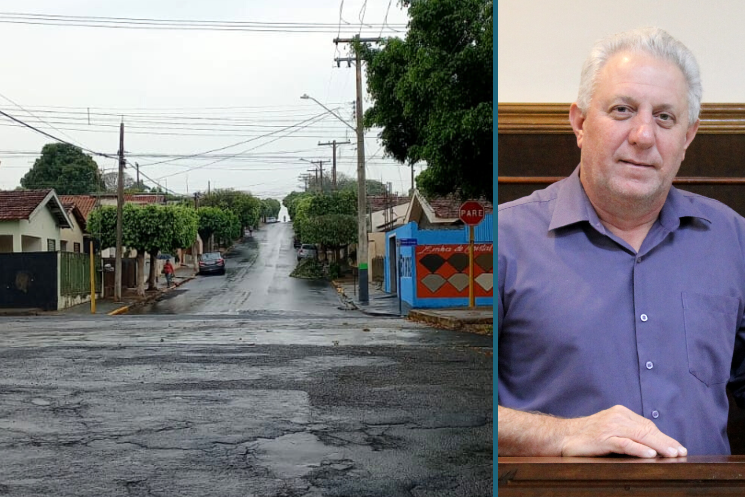 Vereador Ligero Mecânico solicita ao Prefeito Fabiano Belentani instalação de redutores de velocidade na Rua São Sebastião na Vila Bauman