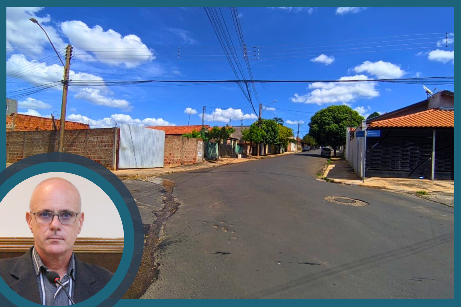 Vereador Kall Rigamonti solicita ao Prefeito Fabiano Belentani possibilidade de instalar redutores de velocidade ao longo da Rua Tabatinga no Jardim Santa Clara