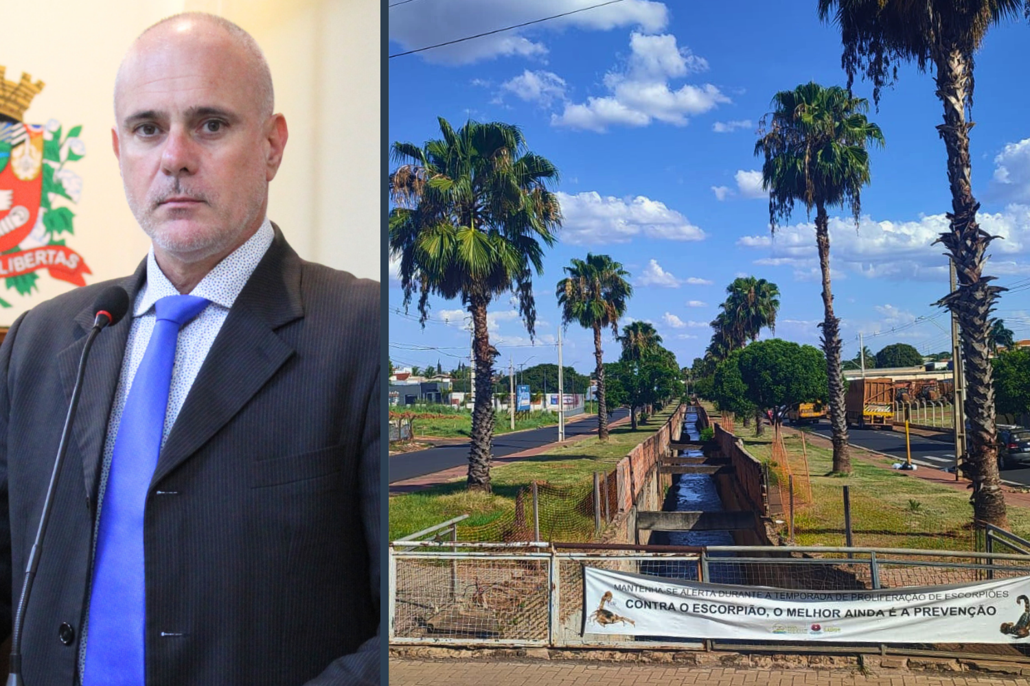  Vereador Kall Rigamonti solicita ao Executivo Municipal implantação de estacionamento 45° nos dois lados da Avenida Domingos Baraldo 