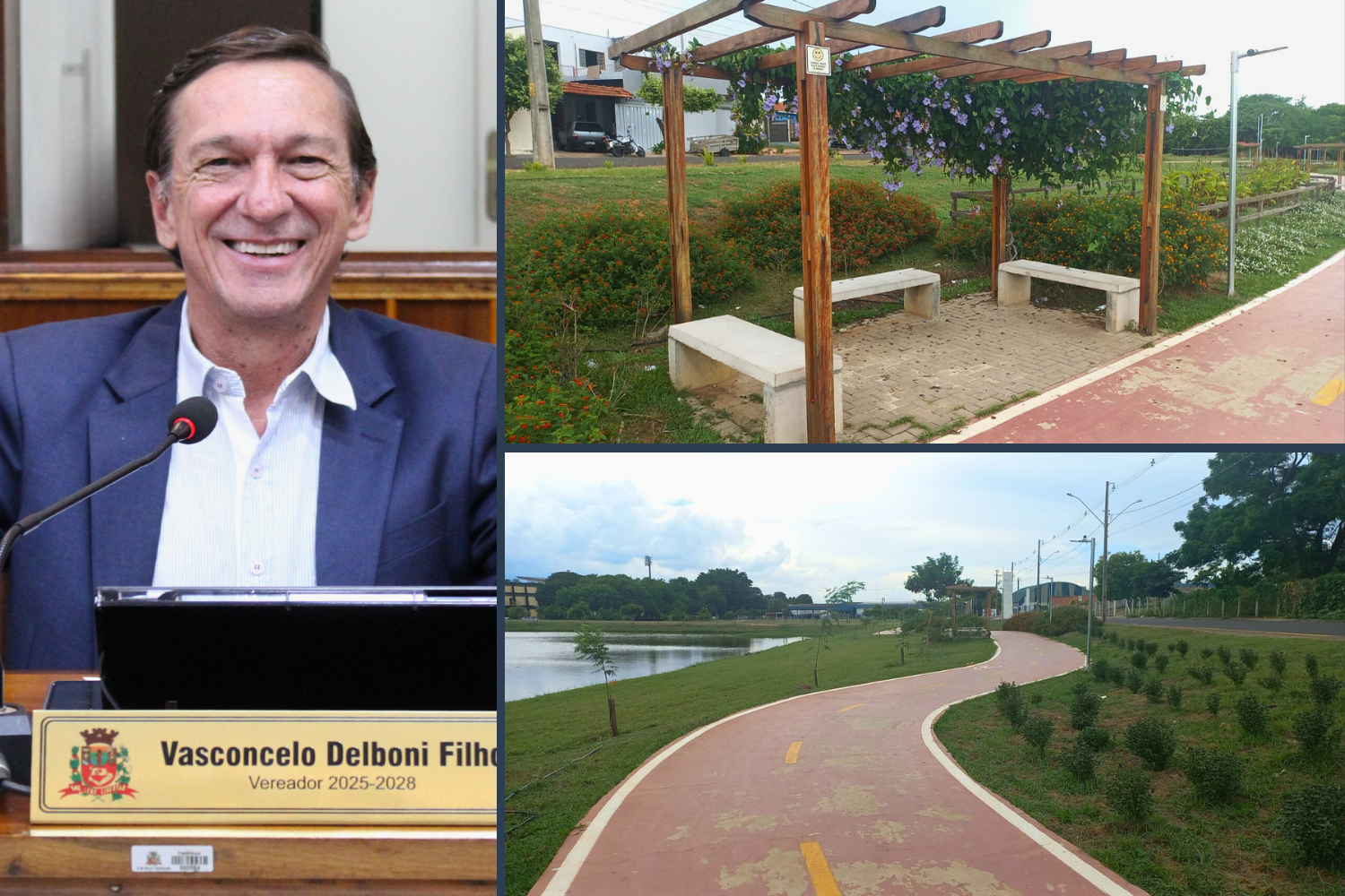 Vareador Vasquinho solicita ao Executivo Municipal instalação de lixeiras no Parque Ecológico "Walter de Biasi Filho"