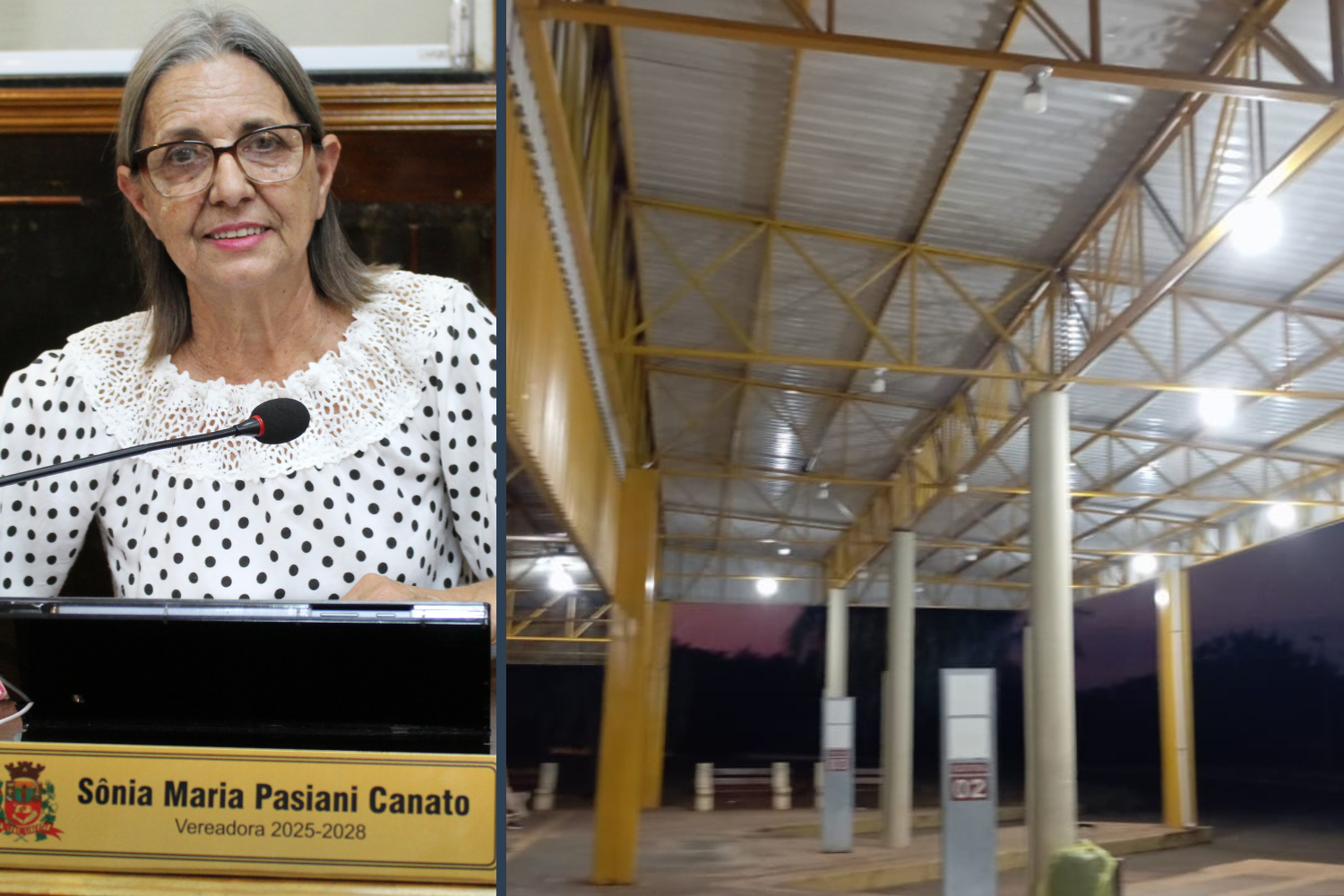 Vereadora Sônia Canato solicita troca de lâmpadas queimadas no Terminal Rodoviário “Same Calil Nicolau Rid”
