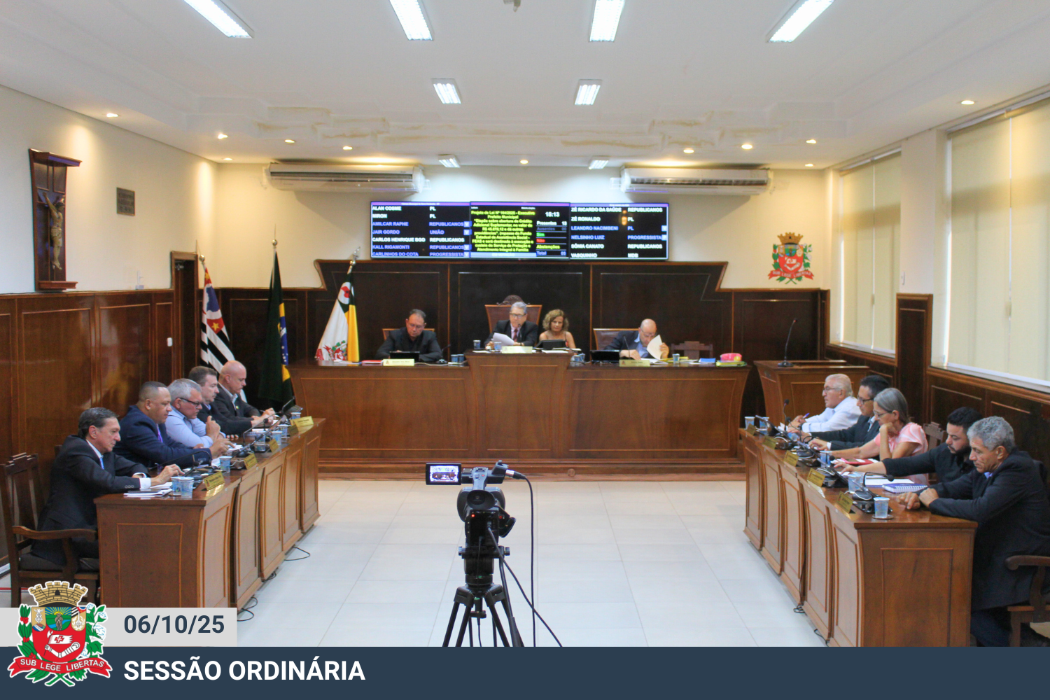 Confira a deliberação dos Projetos da pauta da sessão ordinária de 6 de outubro