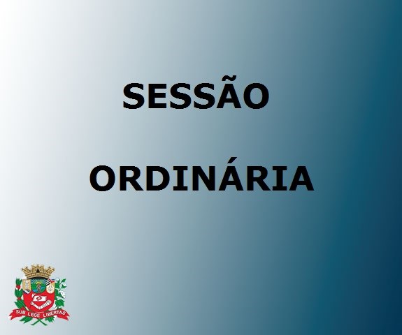 Câmara realiza a segunda sessão ordinária de fevereiro na próxima segunda-feira