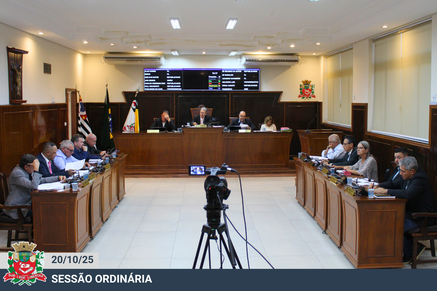 Confira a deliberação dos Projetos de Lei da sessão ordinária de 20 de outubro