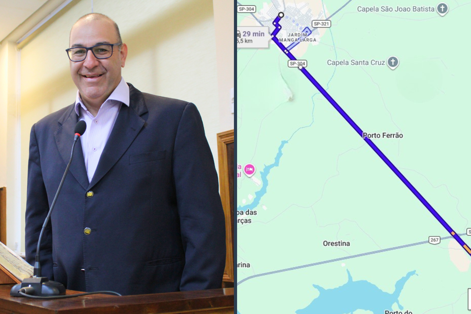 Vereador Amilcar Raphe aciona DER por duplicação da rodovia que liga Novo Horizonte e Borborema